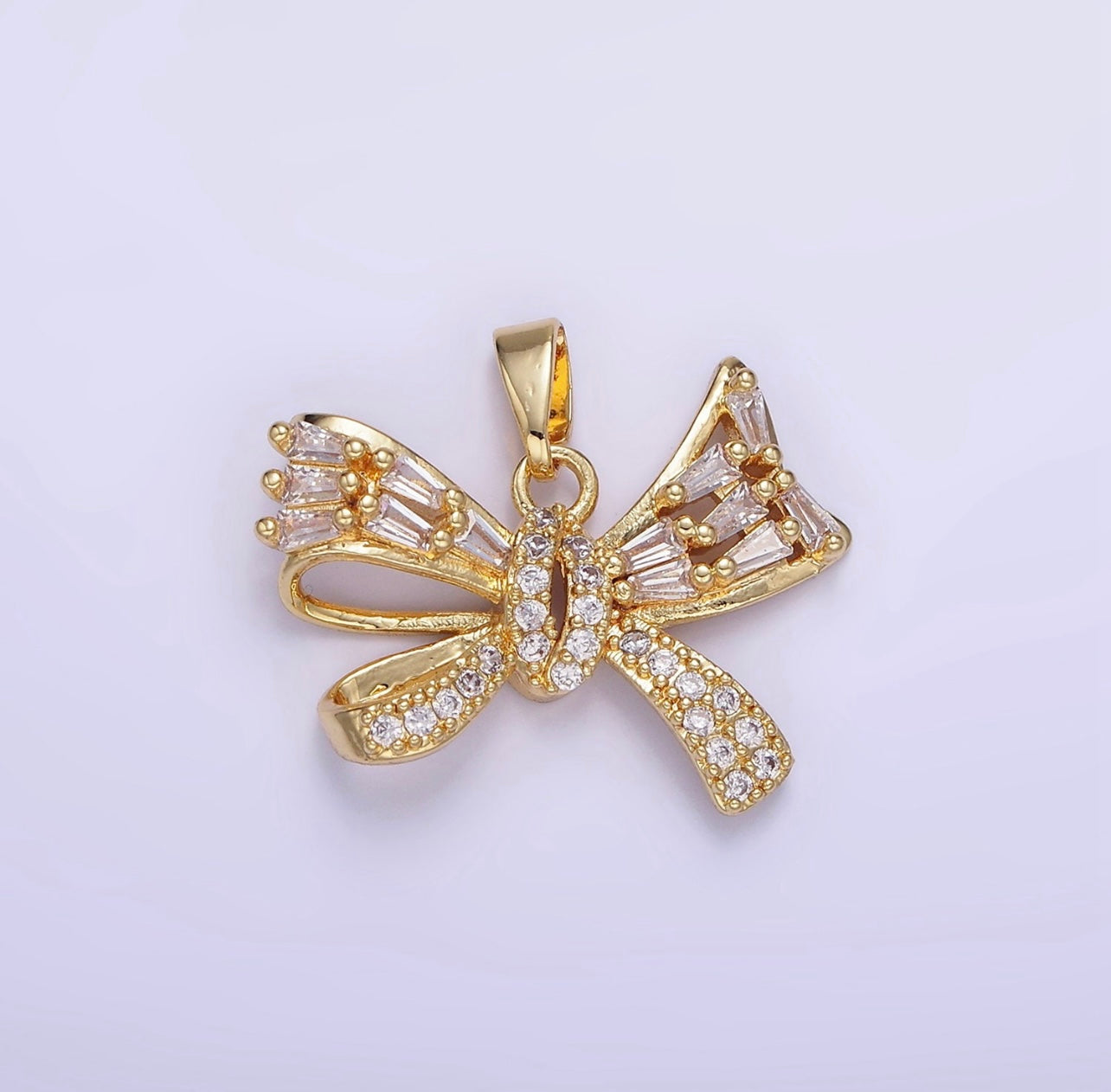 Diamond Bow Charm
