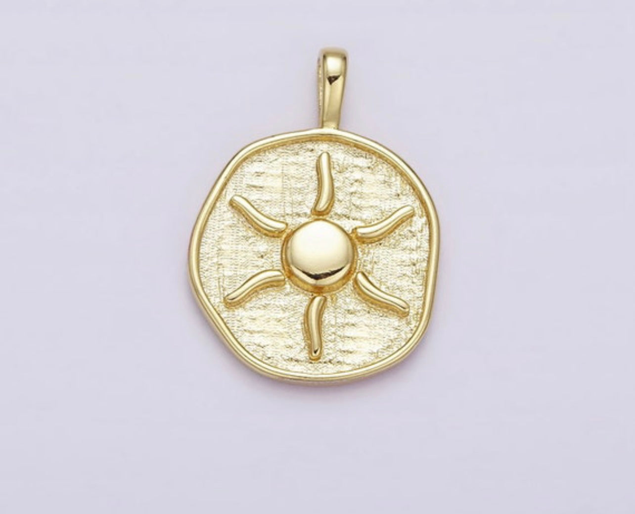 Sun Coin Charm